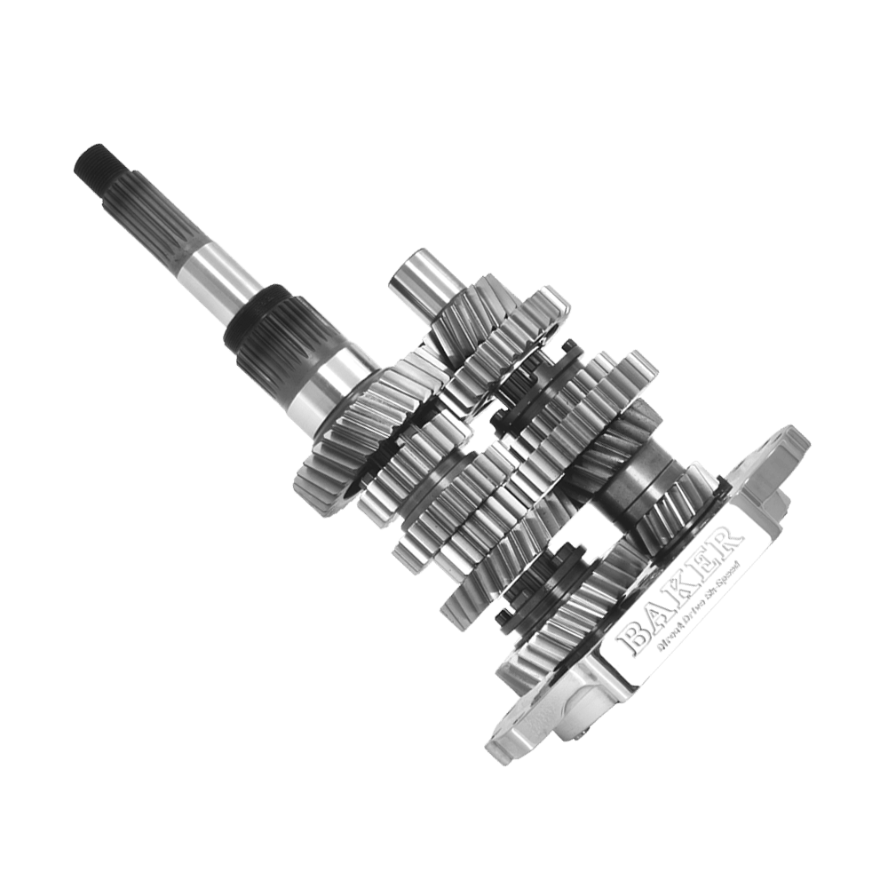 6 gear transmission DD6: Direct Drive 6-Speed Builder's Kit 1990-1994 FXR, 1990-1997 FLH-FLT, 3.24 1st Gear, Polished No Ear Door, N1 Shift Pattern