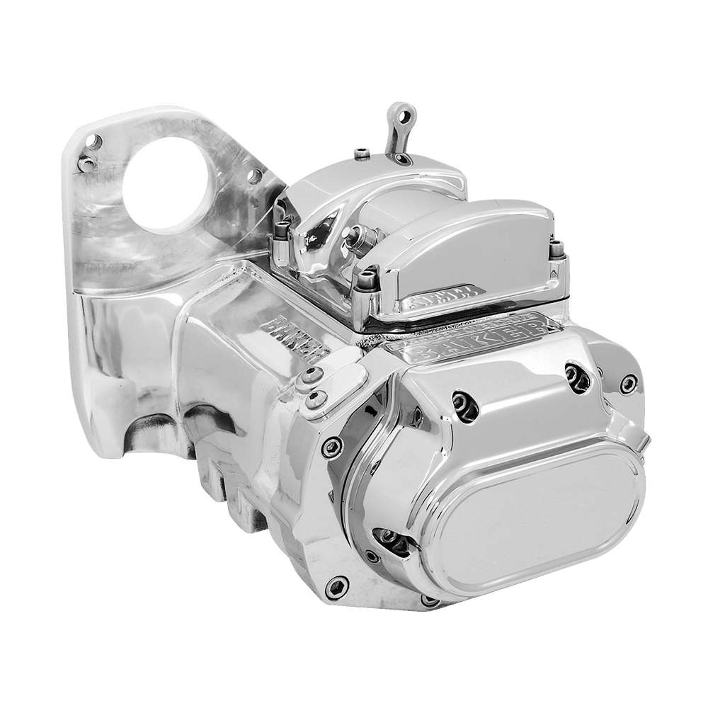 6 gear transmission OD6: Overdrive 6-Speed Complete Transmission 1990-1997 Softail, Polished Case, 2.94 1st Gear, Polished Covers