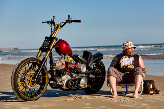 Cherry Bomb custom build: Chopper style, modern performance