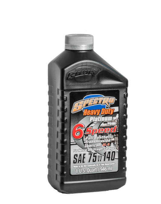 black bottle of spectro heavy duty oil