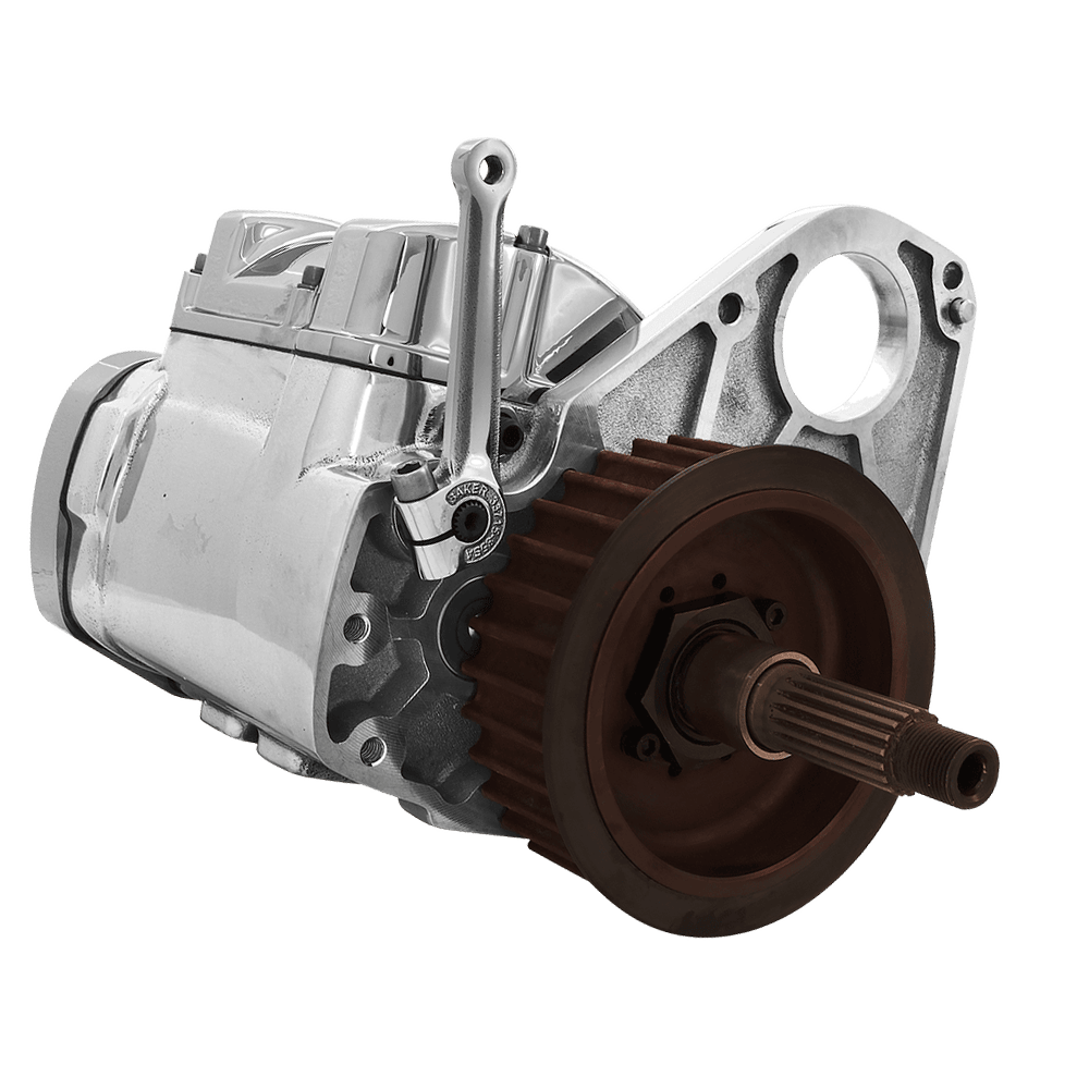 6 gear transmission OD6: Overdrive 6-Speed Complete Transmission 1990-1997 Softail, Polished Case, 2.94 1st Gear, Polished Covers