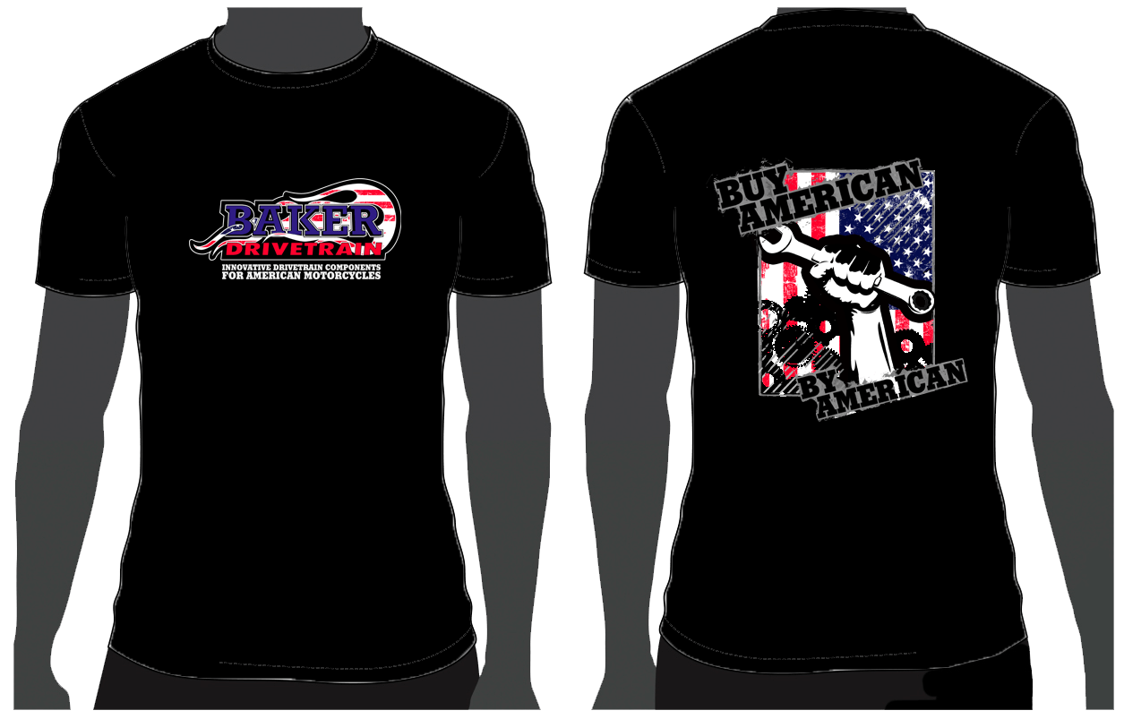 Buy American T-Shirt Short Sleeve Black