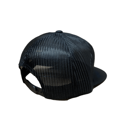 Black trucker hat with BAKER Drivetrain logo
