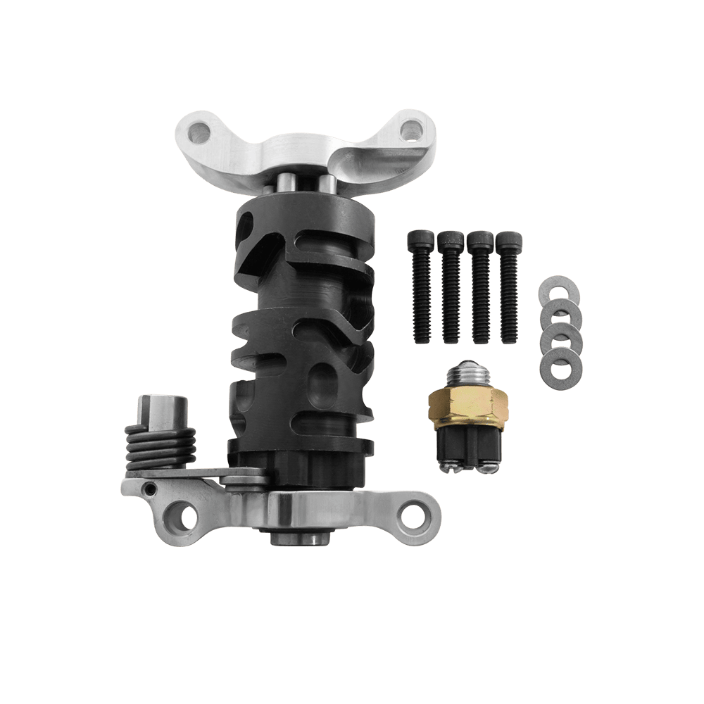 Image of a drum, pillow blocks, top cover gasket, and fasteners