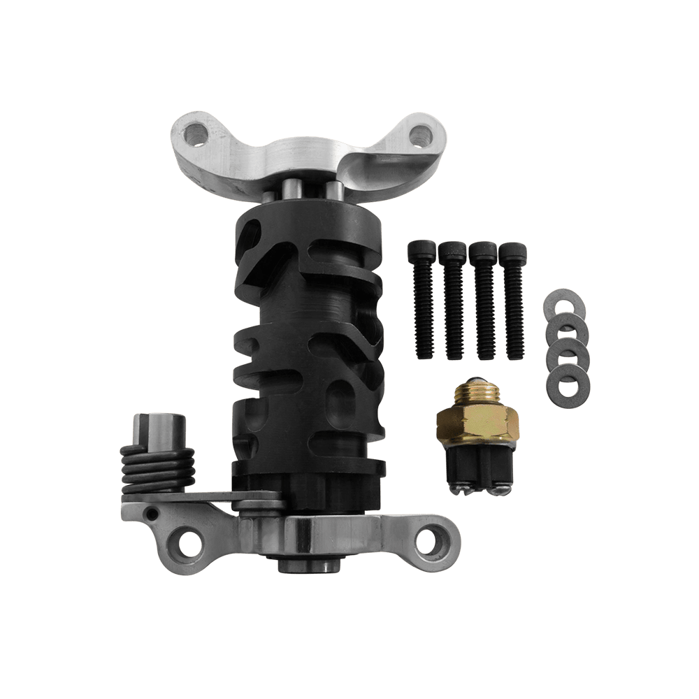 Image of a drum, pillow blocks, top cover gasket, and fasteners