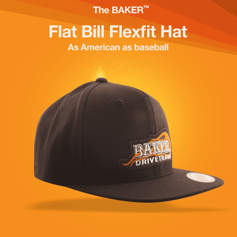 Flat Bill BAKER Flexfit Hat