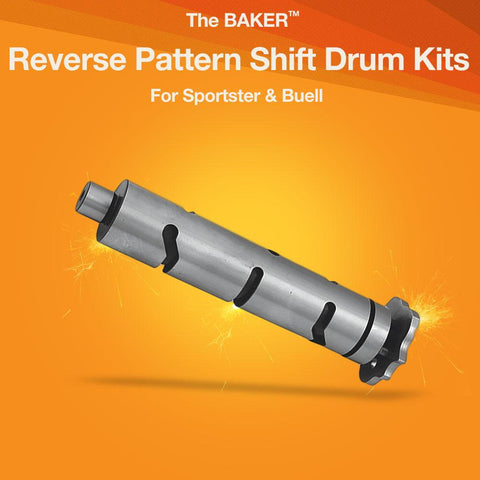 Reverse Pattern Shift Drum Kits for Sportster & Buell