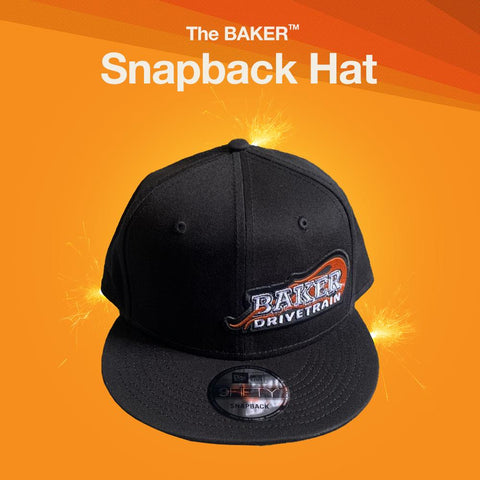 Flat Bill BAKER Snapback Hat